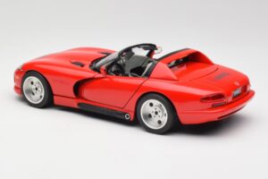 Dodge Viper RT/10 Sarkans Ierobežots Izdevums Bburago 1:18 3025 Metāls — attēls 7 no 8