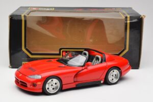 Dodge Viper RT/10 Sarkans Ierobežots Izdevums Bburago 1:18 3025 Metāls — attēls 8 no 8