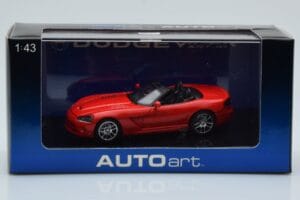 Dodge Viper SRT-10 Sarkans AUTOart 1:43 51701 Metāls — attēls 4 no 4