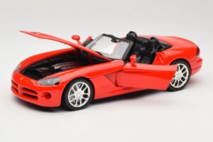 Dodge Viper SRT-10 Roadster Sarkans Hot Wheels 1:18 53836 Metāls — attēls 2 no 8