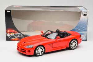 Dodge Viper SRT-10 Roadster Sarkans Hot Wheels 1:18 53836 Metāls — attēls 8 no 8