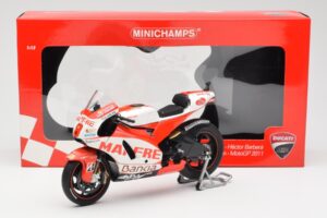 Ducati Desmosedici GP11 #8 H. Barbera Ducati MotoGP Team MotoGP 2011 Minichamps 1:12 123110008 Metāls — attēls 6 no 6