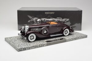 Duesenberg SJN Convertible Coupe Bordo Minichamps 1:18 107150331 Metāls — attēls 2 no 6