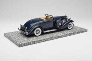 Duesenberg SJN Convertible Coupe Midnight Blue Minichamps 1:18 107150332 Metāls — attēls 2 no 6