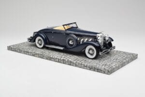 Duesenberg SJN Convertible Coupe Midnight Blue Minichamps 1:18 107150332 Metāls — attēls 4 no 6