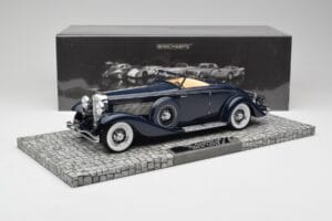Duesenberg SJN Convertible Coupe Midnight Blue Minichamps 1:18 107150332 Metāls — attēls 6 no 6