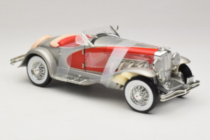 Duesenberg SJ Clark Gable's Car Sudrabs Sarkans ERTL 1:18 7962 Metāls — attēls 4 no 6