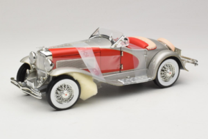 Duesenberg SJ Clark Gable's Car Sudrabs Sarkans ERTL 1:18 7962 Metāls