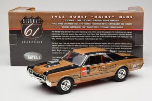 Oldsmobile 442 Hurst Hairy Olds Twin-Engine 4WD 1966 Highway 61 1:18 50089 Metāls — attēls 8 no 8