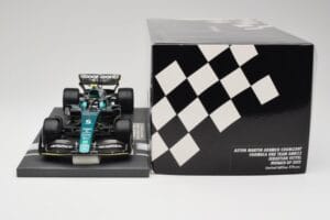 Aston Martin AMR22 Aramco #5 S. Vettel Monaco GP 2022 Minichamps 1:18 117220305 Sveķi — attēls 6 no 7