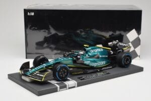 Aston Martin AMR22 Aramco #5 S. Vettel Monaco GP 2022 Minichamps 1:18 117220305 Sveķi — attēls 7 no 7
