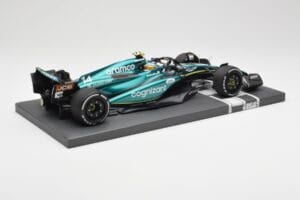 Aston Martin AMR23 #14 F. Alonso 3rd Place Saudi Arabian GP 2023 Minichamps 1:18 117230214 Metāls — attēls 3 no 7