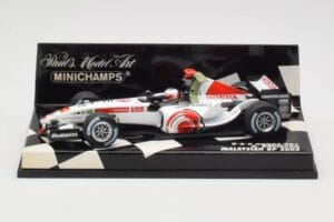BAR Honda 007 A. Davidson Malaysian GP 2005 Minichamps 1:43 400050104 Metāls