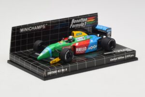 Benetton Ford B188 #19 A. Nannini Race Car 1988 Minichamps 1:43 400890119 Metāls — attēls 2 no 4