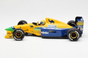 Benetton Ford B191 #20 R. Moreno F1 1991 Minichamps 1:18 100910019 Metāls — attēls 3 no 6