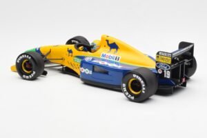 Benetton Ford B191 #20 R. Moreno F1 1991 Minichamps 1:18 100910019 Metāls — attēls 5 no 6