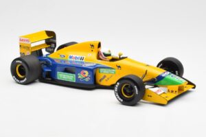 Benetton Ford B191B #20 M. Brundle F1 Early Season 1992 Minichamps 1:18 100920120 Metāls — attēls 4 no 6
