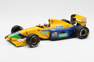 Benetton Ford B191B #20 M. Brundle F1 Early Season 1992 Minichamps 1:18 100920120 Metāls