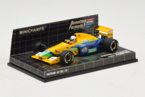 Benetton B191B Ford #20 M. Brundle Early Season F1 1992 Minichamps 1:43 400920120 Metāls — attēls 2 no 5