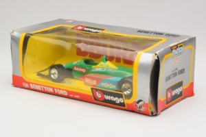 Benetton B190 Ford #20 N. Piquet F1 1990 Bburago 1:24 6102 Metāls — attēls 3 no 3