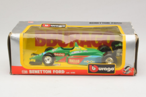 Benetton B190 Ford #20 N. Piquet F1 1990 Bburago 1:24 6102 Metāls