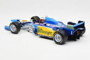 Benetton B195 Renault #1 M. Schumacher Winner Japanese GP 1995 Minichamps 1:18 510953401 Metāls — attēls 5 no 6