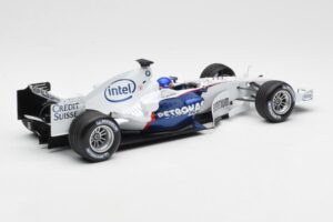 BMW Sauber F1.06 #17 J. Villeneuve F1 2006 Minichamps 1:18 100060017 Metāls — attēls 2 no 6