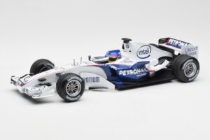BMW Sauber F1.06 #17 J. Villeneuve F1 2006 Minichamps 1:18 100060017 Metāls