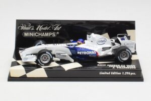 BMW Sauber F1.06 J. Villeneuve Showcar F1 2006 Minichamps 1:43 400060087 Metāls