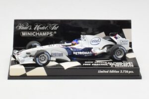 BMW Sauber F1.06 J. Villeneuve Wedding Edition F1 2006 Minichamps 1:43 400060117 Metāls