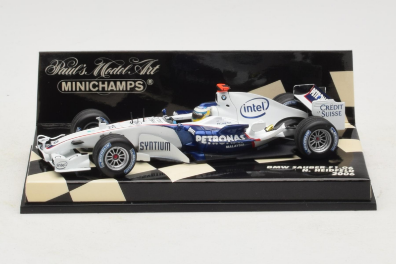 BMW Sauber F1.06 #16 N. Heidfeld BMW Sauber F1 Team 2006 Minichamps 1:43 400060016 Metāls