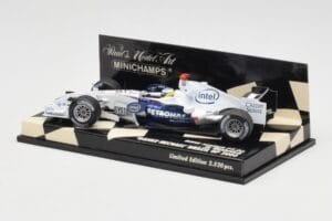 BMW Sauber F1.06 #16 N. Heidfeld Brazilian GP 2006 Minichamps 1:43 400060316 Metāls — attēls 3 no 5