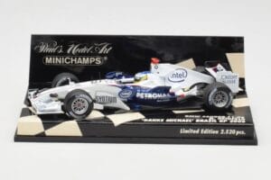 BMW Sauber F1.06 #16 N. Heidfeld Brazilian GP 2006 Minichamps 1:43 400060316 Metāls