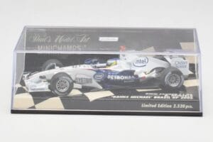 BMW Sauber F1.06 #16 N. Heidfeld Brazilian GP 2006 Minichamps 1:43 400060316 Metāls — attēls 5 no 5