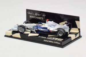 BMW Sauber F1.06 #10 N. Heidfeld Hungarian GP 3rd Place 2006 Minichamps 1:43 400060116 Metāls — attēls 3 no 5