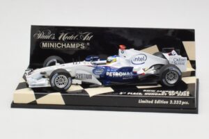 BMW Sauber F1.06 #10 N. Heidfeld Hungarian GP 3rd Place 2006 Minichamps 1:43 400060116 Metāls