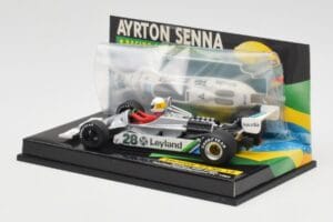 Brabham BMW BT52B A. Senna Test Car Paul Ricard 14 November 1983 Minichamps 1:43 540834399 Metāls — attēls 3 no 5