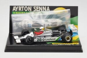 Brabham BMW BT52B A. Senna Test Car Paul Ricard 14 November 1983 Minichamps 1:43 540834399 Metāls