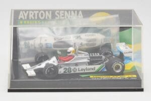 Brabham BMW BT52B A. Senna Test Car Paul Ricard 14 November 1983 Minichamps 1:43 540834399 Metāls — attēls 5 no 5