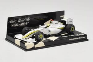 Brawn GP Mercedes BGP001 #22 J. Button Showcar 2009 Minichamps 1:43 400090092 Metāls — attēls 2 no 5