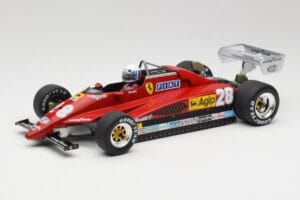 Ferrari 126C2 #28 D. Pironi GP Monaco 1982 MCG 1:18 MCG18628F Metāls