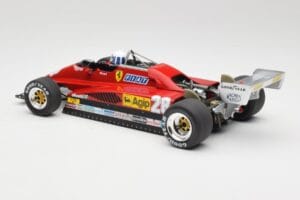 Ferrari 126C2 #28 D. Pironi GP Monaco 1982 MCG 1:18 MCG18628F Metāls — attēls 5 no 6