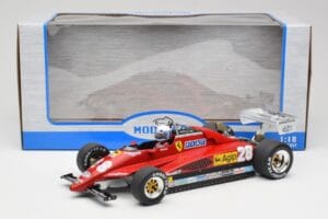 Ferrari 126C2 #28 D. Pironi GP Monaco 1982 MCG 1:18 MCG18628F Metāls — attēls 6 no 6