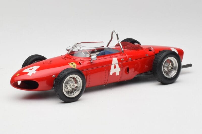 Ferrari 156 Sharknose P. Hill / W. von Trips Belgian GP 1961 CMC 1:18 M-070 Metāls
