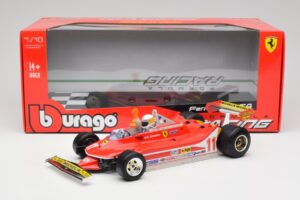 Ferrari 312T4 #11 J. Scheckter Italian Grand Prix F1 World Champion 1979 Bburago 1:18 18-16814-18-01544 Metāls — attēls 6 no 6