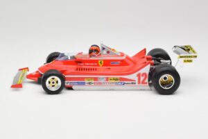 Ferrari 312T4 #12 G. Villeneuve South African Grand Prix 1979 Bburago 1:18 18-16814 Metāls — attēls 3 no 6