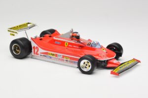 Ferrari 312T4 #12 G. Villeneuve South African Grand Prix 1979 Bburago 1:18 18-16814 Metāls — attēls 4 no 6