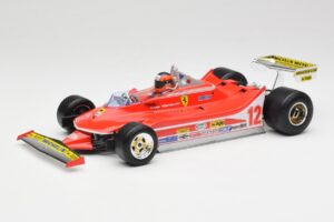 Ferrari 312T4 #12 G. Villeneuve South African Grand Prix 1979 Bburago 1:18 18-16814 Metāls