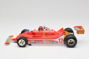 Ferrari 312T4 #12 G. Villeneuve United States Grand Prix East Winner 1979 Bburago 1:18 18-16814-18-01546 Metāls — attēls 3 no 6