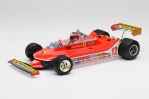 Ferrari 312T4 #12 G. Villeneuve United States Grand Prix East Winner 1979 Bburago 1:18 18-16814-18-01546 Metāls